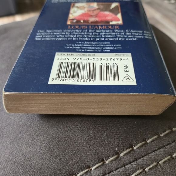 LOUIS L'AMOUR: The Man From The Broken Hills - Vintage Western Paperback - Picture 7 of 8